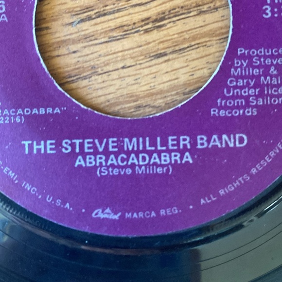 STEVE MILLER ABRACADABRA/BABY WANNA DANCE (VG) B-5126 45 RECORD - Picture 6 of 6